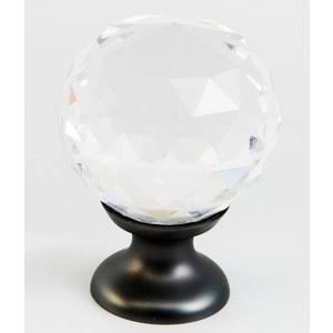 Antique Hardware 1 1/8 Inch Stargaze Crystal Round Cabinet & Furniture Knob CABINET KNOB