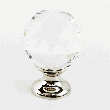 Antique Hardware 1 1/8 Inch Stargaze Crystal Round Cabinet & Furniture Knob CABINET KNOB