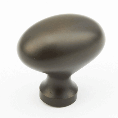 Antique Hardware 1 3/8 Inch Country Style Oval Egg Shaped Cabinet & Furniture Knob CABINET KNOB