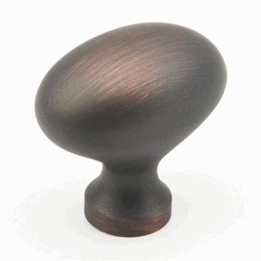 Antique Hardware 1 3/8 Inch Country Style Oval Egg Shaped Cabinet & Furniture Knob CABINET KNOB