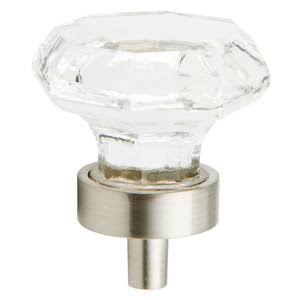 Antique Hardware 1 1/4 Inch Stargaze Crystal Octagon Cabinet & Furniture Knob CABINET KNOB