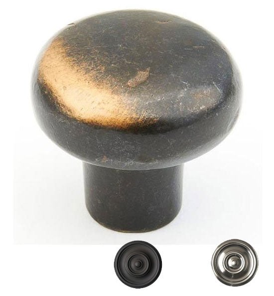 Antique Hardware 1 3/8 Inch Mountain Artifax Round Cabinet & Furniture Knob CABINET KNOB