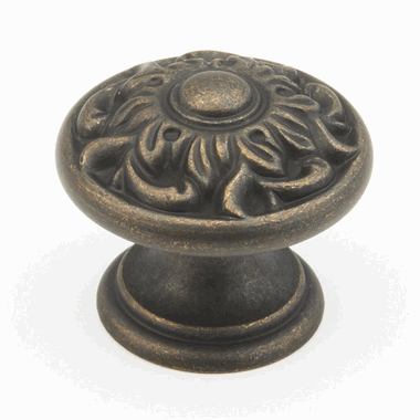 Antique Hardware 1 3/8 Inch Corinthian Round Cabinet & Furniture Knob CABINET KNOB