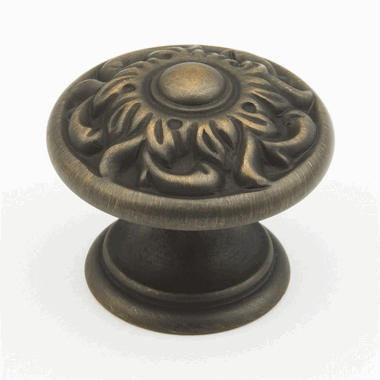 Antique Hardware 1 3/8 Inch Corinthian Round Cabinet & Furniture Knob CABINET KNOB