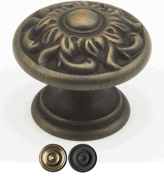 Antique Hardware 1 3/8 Inch Corinthian Round Cabinet & Furniture Knob CABINET KNOB