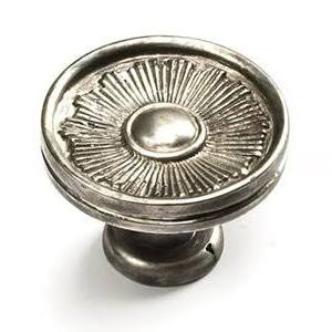 ##Antique Hardware## 1 3/8 Inch Sunburst Round Cabinet & Furniture Knob