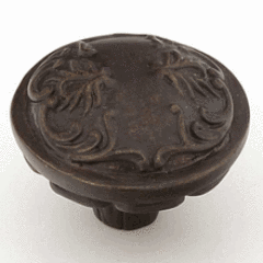 ##Antique Hardware## 1 1/4 Inch Cantata Round Cabinet & Furniture Knob