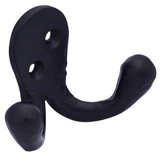 ##Antique Hardware## Solid Iron Double Hook