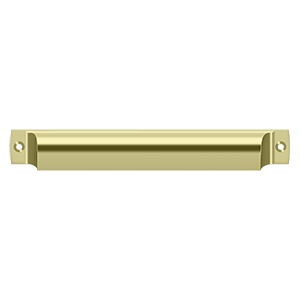 ##Antique Hardware## 7 Inch Solid Brass Rectangular Shell Cabinet & Furniture Cup Pull (Several Finishes Available)