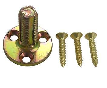 ##Antique Hardware## Direct Wall Mount Dummy Knob Bracket