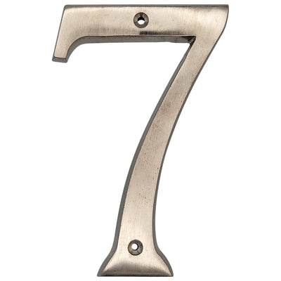 ##Antique Hardware## 6 Inch Tall House Number 7