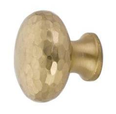 ##Antique Hardware## Emtek Arts & Crafts 1 3/4 Inch Solid Brass Round Dimpled Cabinet & Furniture Knob