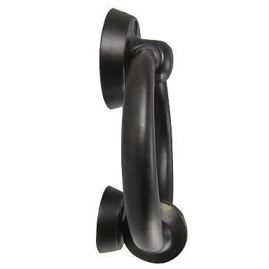 Antique Hardware Emtek 86060 4" Height Bronze Door Knocker and Ring Pull Flat Black ring door knocker