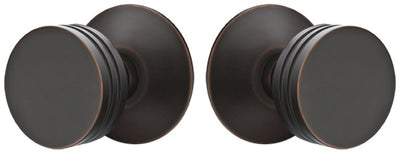 ##Antique Hardware## Solid Brass Bern Door Knob Set With Modern Rosette (Several Finish Options)