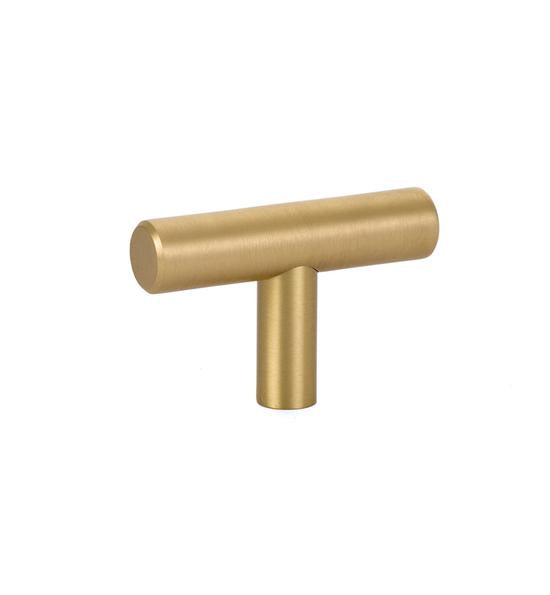 ##Antique Hardware## Emtek 2 Inch Solid Brass Bar T-Shape Cabinet & Furniture Knob