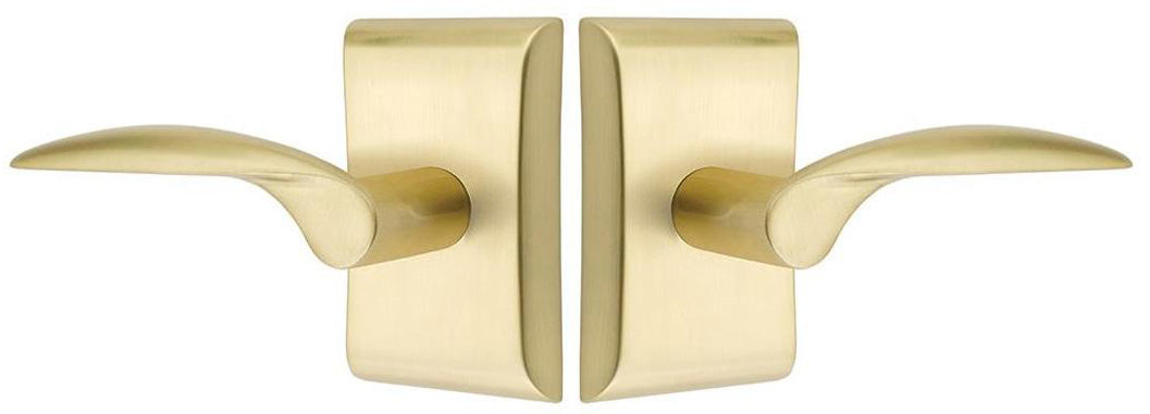 Antique Hardware Emtek Solid Brass Mercury Lever With Neos Rosette (Several Finish Options) EMTEK LEVER DOOR KNOB