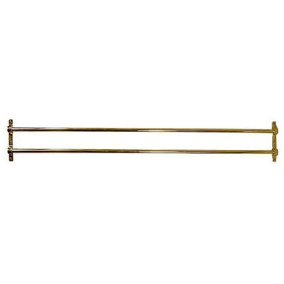 ##Antique Hardware## 36 Inch Solid Brass Double Push Bar