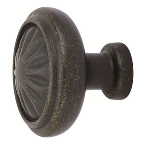 ##Antique Hardware## 1 1/4 Inch Tuscany Bronze Round Cabinet & Furniture Knob