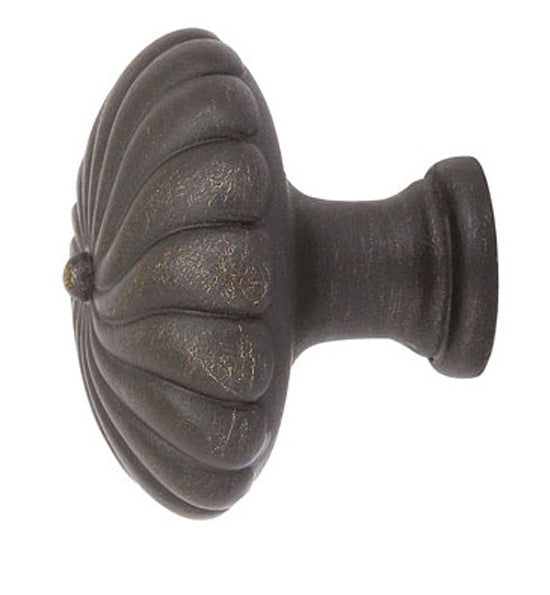 Antique Hardware 1 1/4 Inch Tuscany Bronze Twist Round Cabinet & Furniture Knob CABINET KNOB