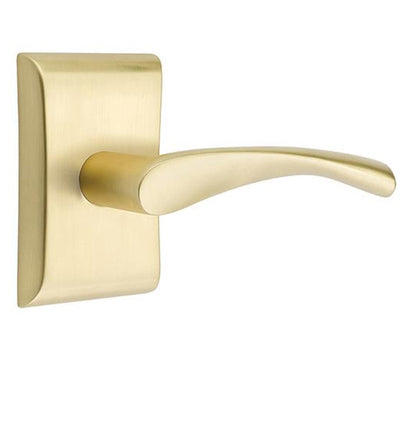 Antique Hardware Emtek Solid Brass Triton Lever With Neos Rosette (Several Finish Options) EMTEK LEVER DOOR KNOB