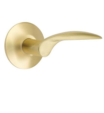 Antique Hardware Emtek Solid Brass Mercury Lever With Modern Rosette (Several Finish Options) EMTEK LEVER DOOR KNOB