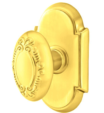 ##Antique Hardware## Solid Brass Victoria Door Knob Set With # 8 Rosette (Several Finish Options)