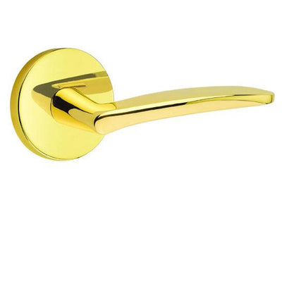 Antique Hardware Emtek Solid Brass Poseidon Lever With Disk Rosette (Several Finish Options) EMTEK LEVER DOOR KNOB