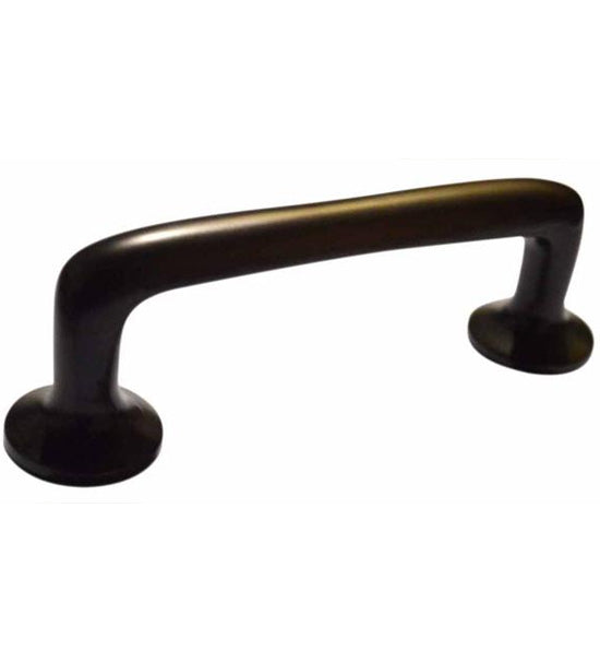 ##Antique Hardware## 5 Inch (4 Inch c-c) Traditional Solid Brass Cabinet Pull