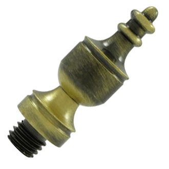 Antique Hardware 1 3/8 Inch Solid Brass Urn Tip Door Finial DOOR FINIAL