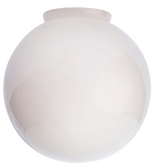 ##Antique Hardware## 8 Inch Sphere Glass Light Shade (4 Inch Fitter)