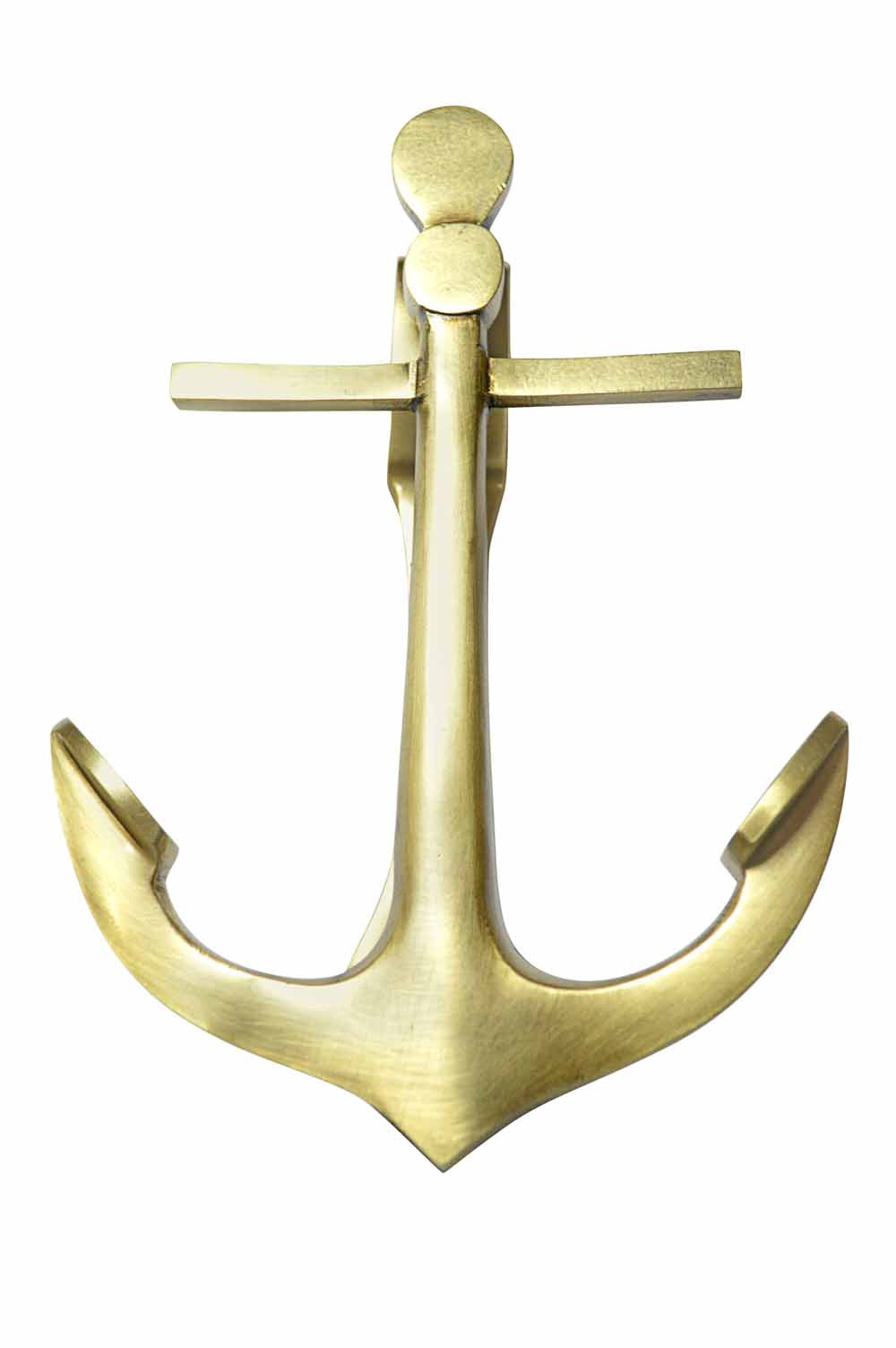 ##Antique Hardware## Nautical Anchor 5 3/4 Inch Brass  Door Knocker (Several Finishes Available)