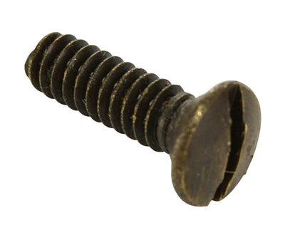 ##Antique Hardware## Single 1/2 Inch Solid Brass Wall Switch Plate Screw