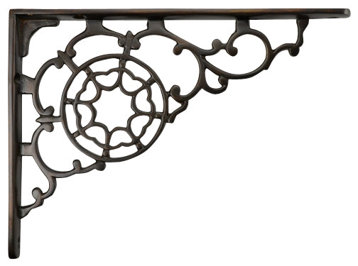 ##Antique Hardware## 7 1/2 Inch Solid Brass Star Shape Shelf Bracket (Several Finishes Available)