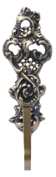 ##Antique Hardware## Solid Brass Curtain Tie Back - Baroque Style