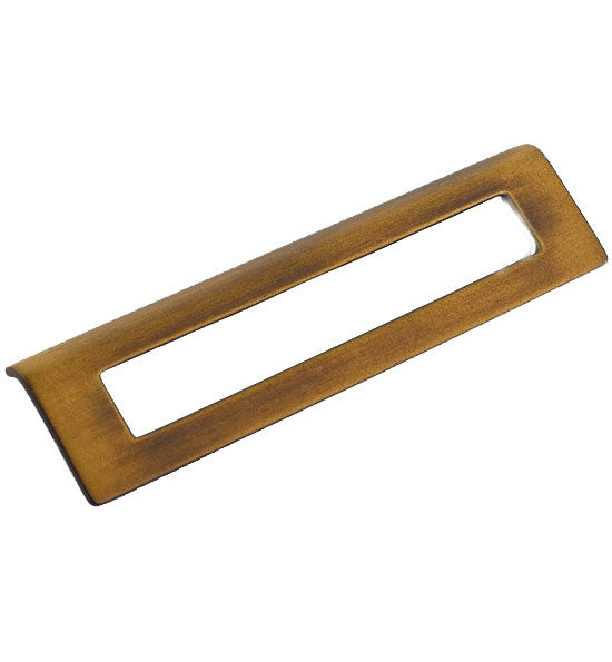 ##Antique Hardware## 7 Inch (6 1/4 Inch c-c) Finestrino Angled Rectangle Pull