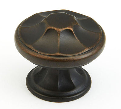 ##Antique Hardware## 1 3/8 Inch Round Empire Octagon Cabinet & Furniture Knob