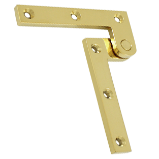 ##Antique Hardware## 3 7/8 x 5/8 x 1 5/8 Inch Solid Brass Pivot Hinge