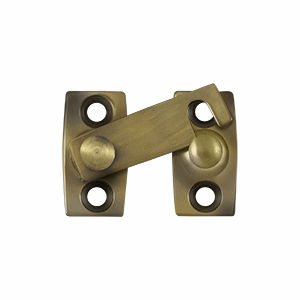 ##Antique Hardware## 1 3/16 Inch Solid Brass Shutter Bar Door Latch