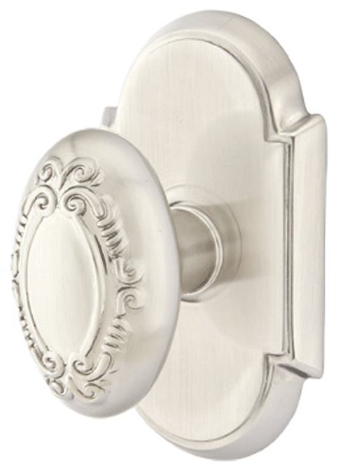 ##Antique Hardware## Solid Brass Victoria Door Knob Set With # 8 Rosette (Several Finish Options)