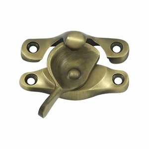 ##Antique Hardware## Traditional Solid Brass Window Sash Lock 1 inch X 2 5/8 inch